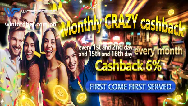 Ang WINFORDBET Online Casino Pilipinas ay nag-aalok ng iba't ibang kapana-panabik na mga laro sa casino para sa isang hindi malilimutang karanasan sa paglalaro.